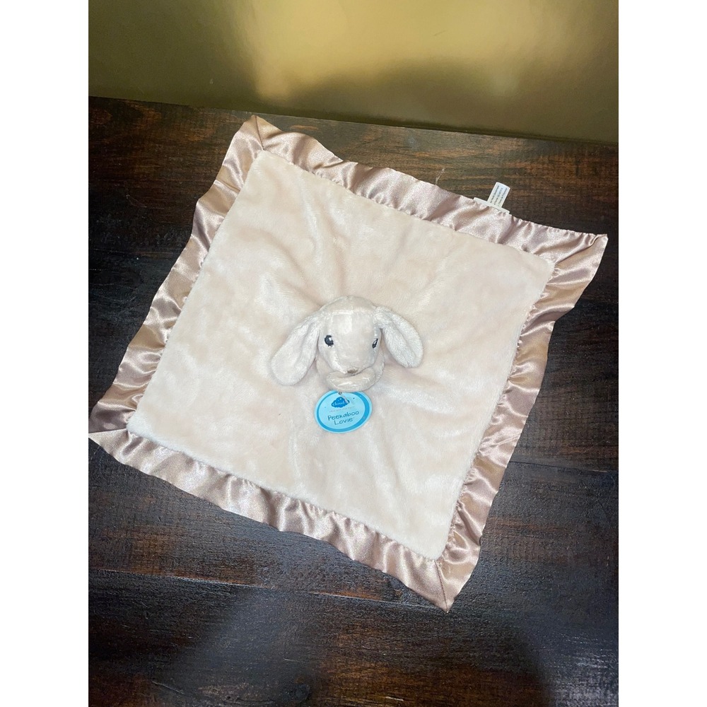 NEW Cloud b Peekaboo Lovie‎ Plush Bunny Security Blanket Baby Comforter Toy